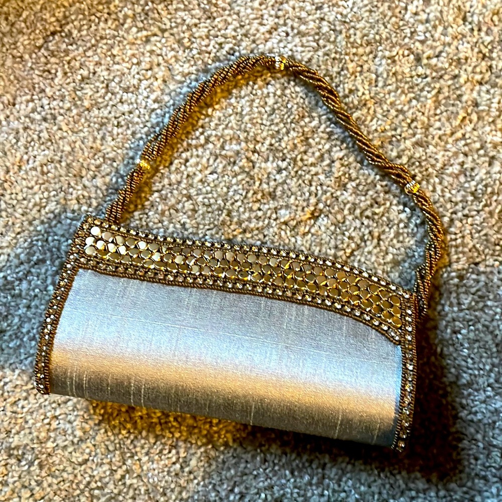 Beautiful vintage party hand clutch